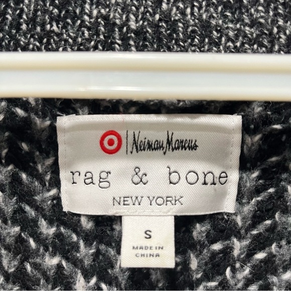 Rag Bone Neiman Marcus Target Sweater Mens Small Cardigan Wool Blend Gray Sz S - Picture 6 of 6